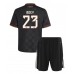 Bayern Munich Sacha Boey #23 Tredjedraktsett Barn 2025-26 Kortermet (+ Korte bukser)
